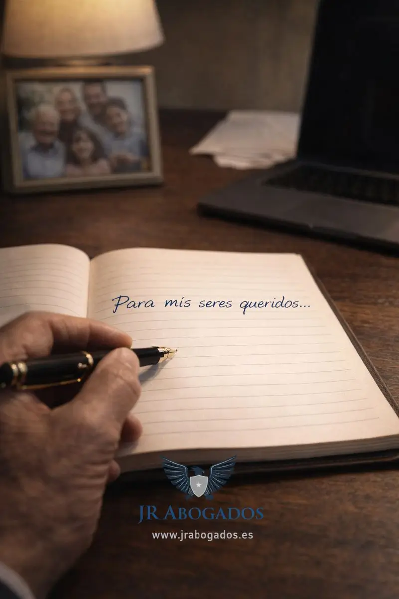 Testamento ológrafo simple para patrimonio pequeño