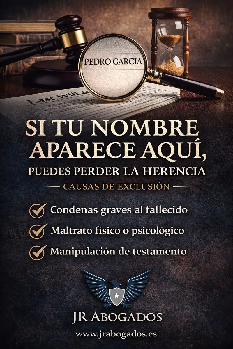 Si tu nombre aparece aquí, puedes perder la herencia