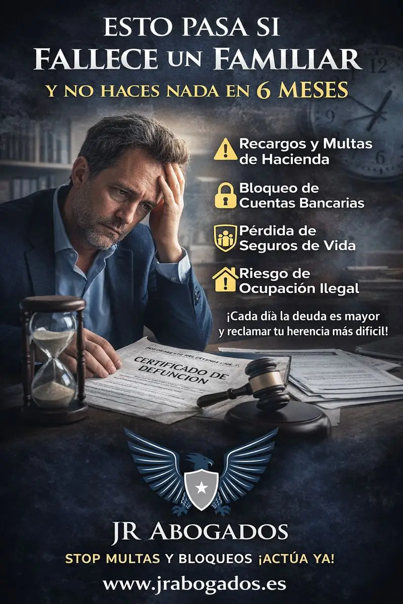 Esto pasa si fallece un familiar y no haces nada en 6 meses